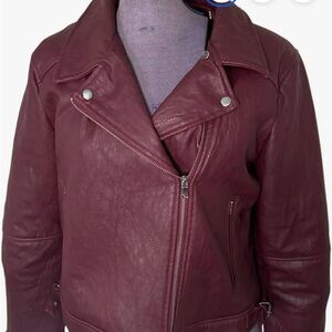 Women's Burgundy Jacket NWT